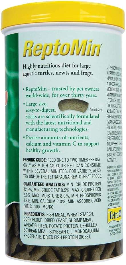 Tetra ReptoMin Jumbo Floating Food Sticks 10.23 Ounces, For Small Aquatic Turtles And Amphibians - Image 2