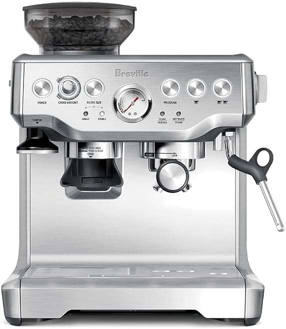 Breville Barista Express Espresso Machine BES870XL, Brushed Stainless Steel - Image 1