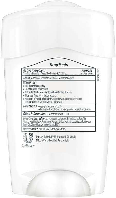 Dove Clinical Protection Antiperspirant Deodorant For Sweat and Odor Protection Original Clean Antiperspirant For Women Made With 1/4 Moisturizers 1.7 oz - Image 2