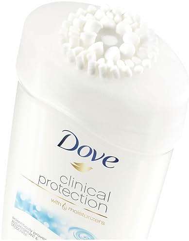 Dove Clinical Protection Antiperspirant Deodorant For Sweat and Odor Protection Original Clean Antiperspirant For Women Made With 1/4 Moisturizers 1.7 oz - Image 10