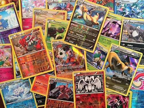 Pokemon 50 Card Lot w/ 3 Reverse or Holofoil Cards- Pokemon Cards No Duplicates - Image 1