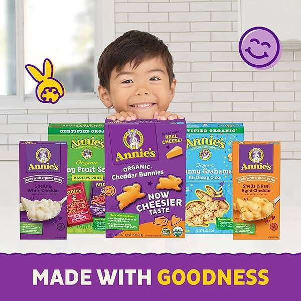 Annie's Cheddar Snack Mix With Assorted Crackers and Pretzels, Made with Real Cheese, 9 oz - Image 6