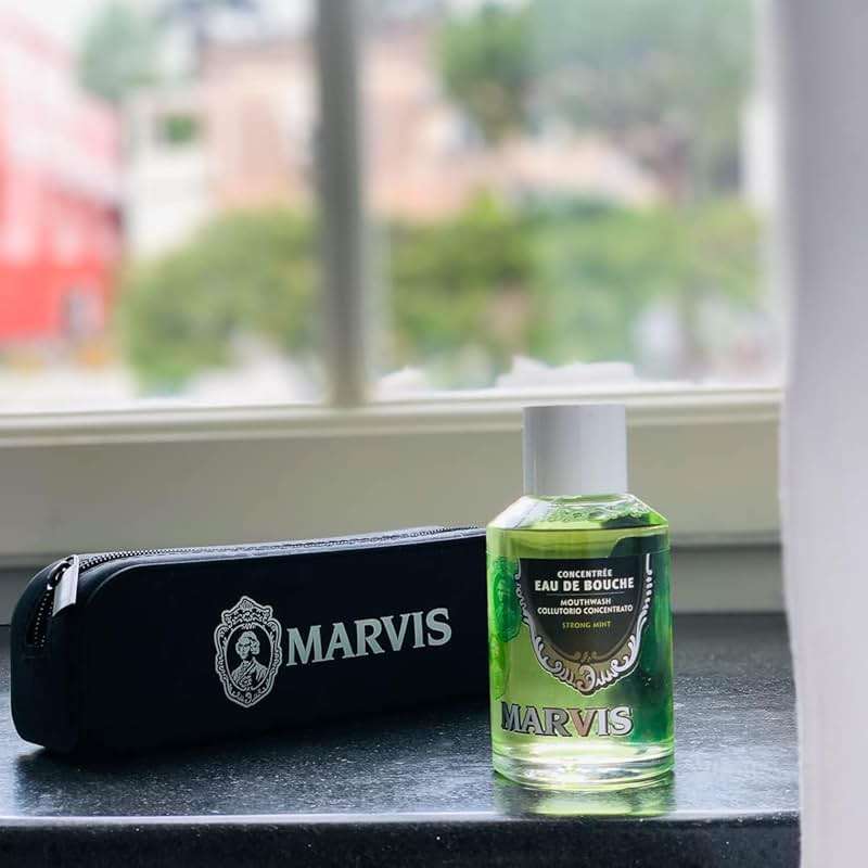 Marvis Strong Mint Mouthwash, Concentrate, 4.1 Fl Oz - Image 3