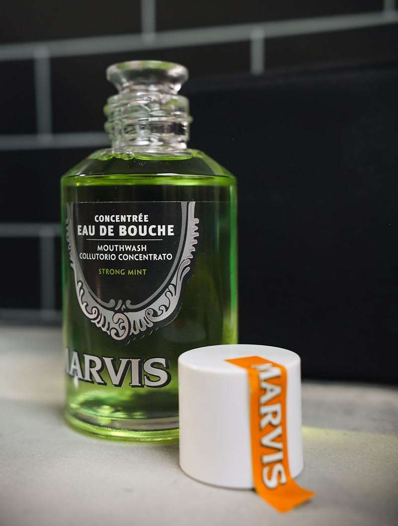 Marvis Strong Mint Mouthwash, Concentrate, 4.1 Fl Oz - Image 8