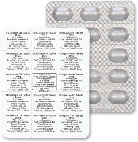 GoodSense Omeprazole Delayed Release Tablets 20 mg, Stomach Acid Reducer for Frequent Heartburn Treatment, 28 Count - Image 6