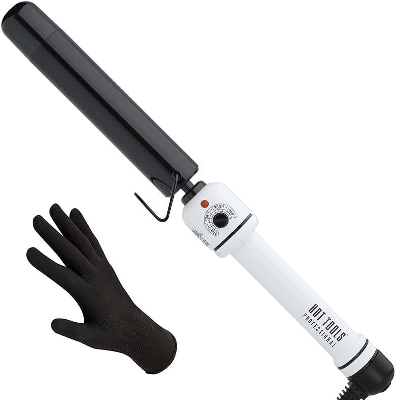 HOT TOOLS Pro Artist Nano Ceramic Curling Wand | For Smooth, Shiny Hair (1-1/4 in) - Image 1