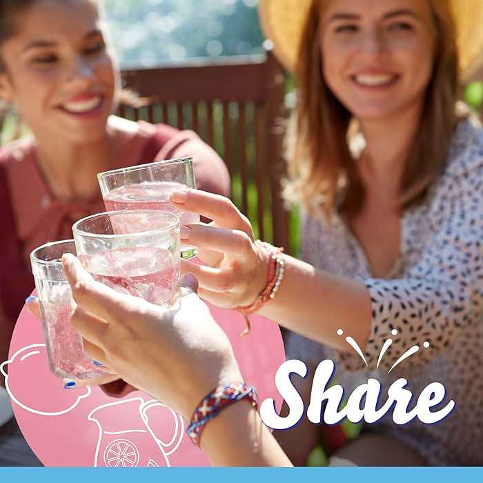 Crystal Light Drink Mix, 72 Pitcher Packets, for Flavorful Hydration and Shareable Refreshment, Pink Lemonade, Natural Flavor with other Natural Flavor, Zero Sugar, Low Calorie, 2.9 oz each box - Image 6