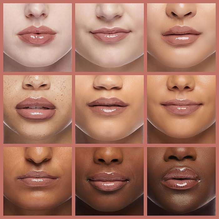 Revlon Super Lustrous Lip Gloss, Non-Sticky, Hydrating, High Shine Finish, 215 Super Natural, 0.13 oz - Image 4