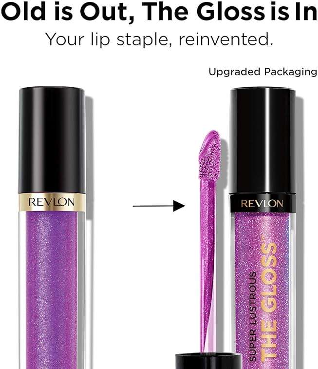 Revlon Super Lustrous Lip Gloss, Non-Sticky, Hydrating, High Shine Finish, 215 Super Natural, 0.13 oz - Image 8
