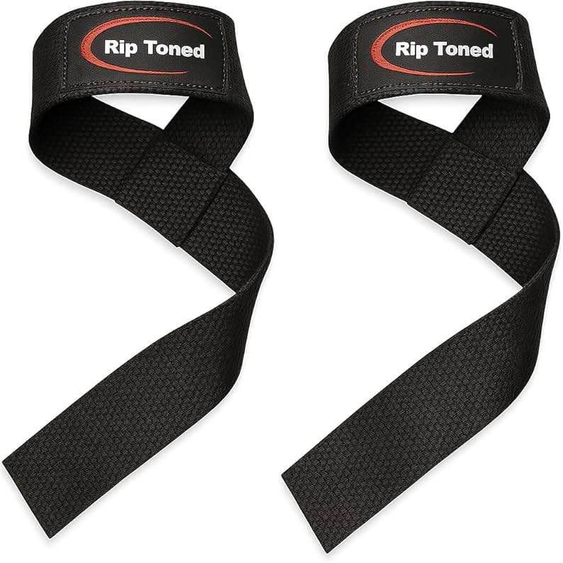Rip Toned Performance Wrist Straps for Weightlifting – 23" Padded Lifting Straps for Men & Women – Cotton Gym Straps for Deadlifts, Strength Training, Bodybuilding & Powerlifting - Image 1