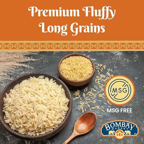 Bombay Market White Basmati Rice - Aromatic & Nutty Flavor Basmati Rice - Long Grain Rice Basmati (10 Pound Bag) - Image 6