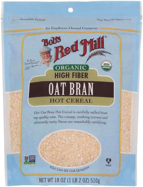 Bob's Red Mill Cereal Oat Bran Organic 18.0 OZ (Pack of 6) - Image 1