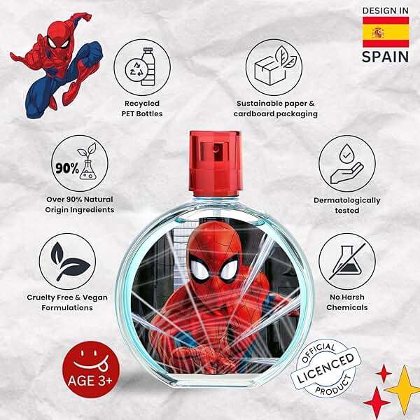 Spiderman Eau de Toilette Spray, Ultimate, 3.4 Ounce - Image 2