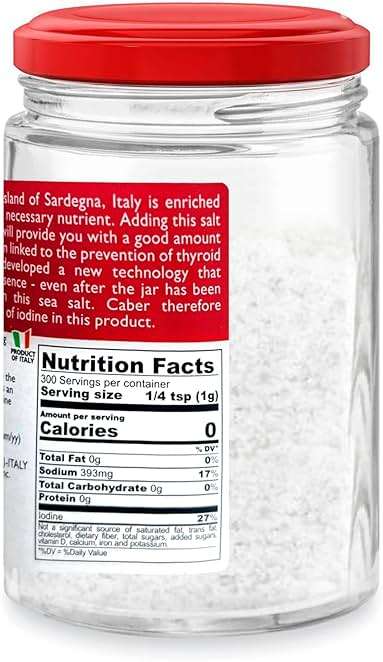 Seasonello Coarse Sea Salt Enriched with Iodine, 200g - Image 2