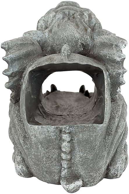 Design Toscano Roland the Gothic Gargoyle Gutter Guardian Rain Downspout Extension Outdoor Statue, 10 Inch Long, Cast Stone Resin, Grey Stone Finish - Image 7