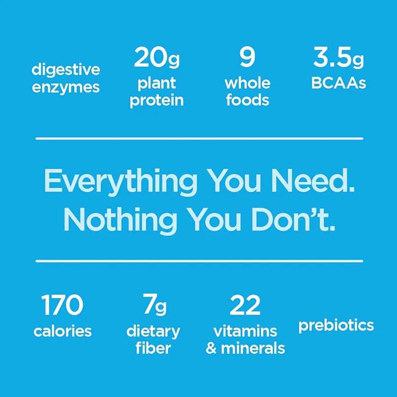 Vegansmart Naturade All-in-One Plant-Based Shake – Low Sugar Nutrition with Protein, Fiber, Vitamins & Minerals, Supports Balanced Energy & Wellness, Vanilla, Vegan - 22.75 oz - Image 5