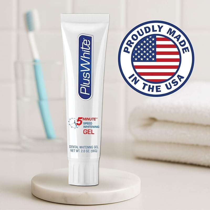 Plus White Speed Whitening Gel - Works in 5 Minutes - Professional Teeth Whitening w/Dentist Approved Ingredient (2 oz, Pack of 2) - Image 2