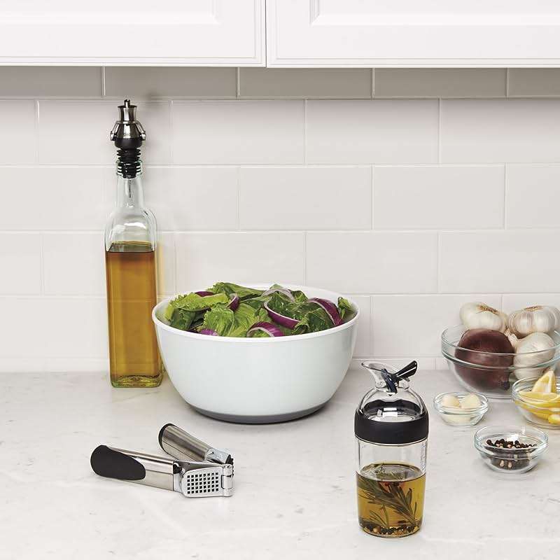 OXO Good Grips Little Salad Dressing Shaker - Black, Small - Image 8