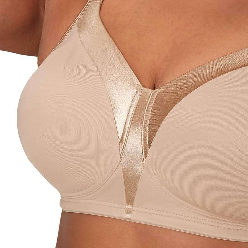 Playtex Women's Wireless Bra, 18 Hour Plus-Size T-Shirt Bras Available, Smoothing, Full Coverage, 4803, Single or 2-Pack - Image 3