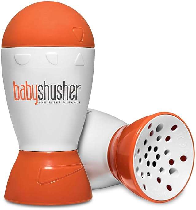 Baby Shusher Portable Sound Machine - Mom-Like 'Shh!' Sound for Baby, Sleeping Soother, Newborn Essentials for Crib, Battery Operated Hush, Travel Friendly, Shower & Registry Gift - 1 Count - Image 1
