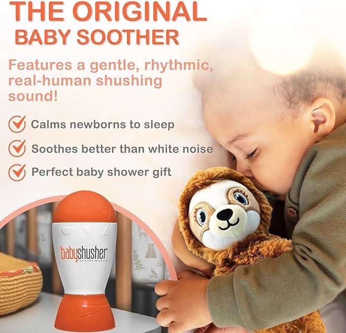 Baby Shusher Portable Sound Machine - Mom-Like 'Shh!' Sound for Baby, Sleeping Soother, Newborn Essentials for Crib, Battery Operated Hush, Travel Friendly, Shower & Registry Gift - 1 Count - Image 2
