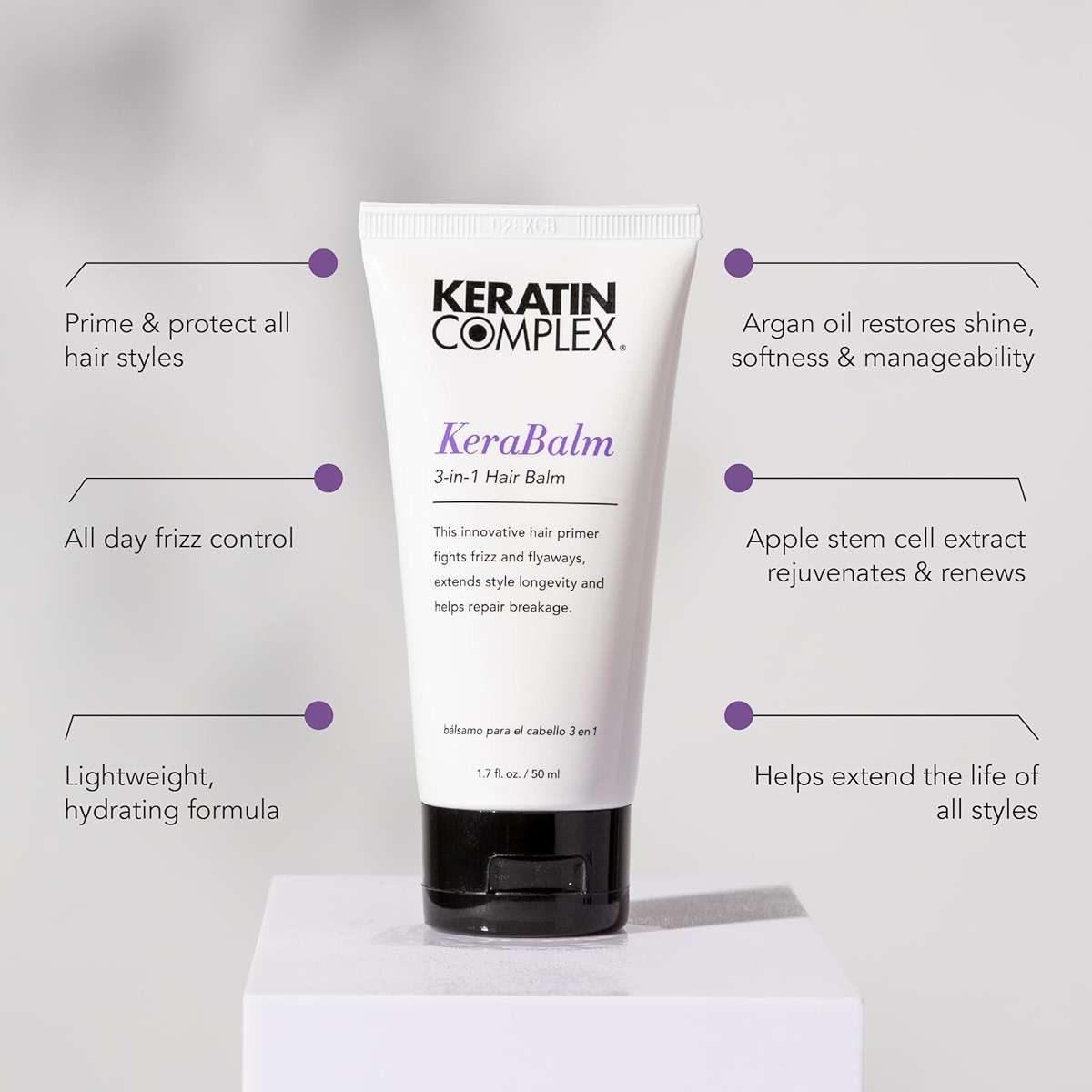 Keratin Complex - KeraBalm 3-in-1 Hair Balm - 1.7 fl oz - Image 3