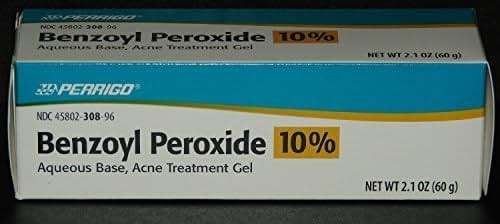 Perrigo 10% Benzoyl Peroxide Acne Treatment Gel 2.1 oz - Image 2