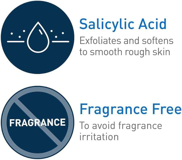 CeraVe Moisturizing Cream with Salicylic Acid, Exfoliating Body Cream with Lactic & Hyaluronic Acid, Niacinamide, and Ceramides, Fragrance Free & Allergy Tested, 12 Ounce - Image 4