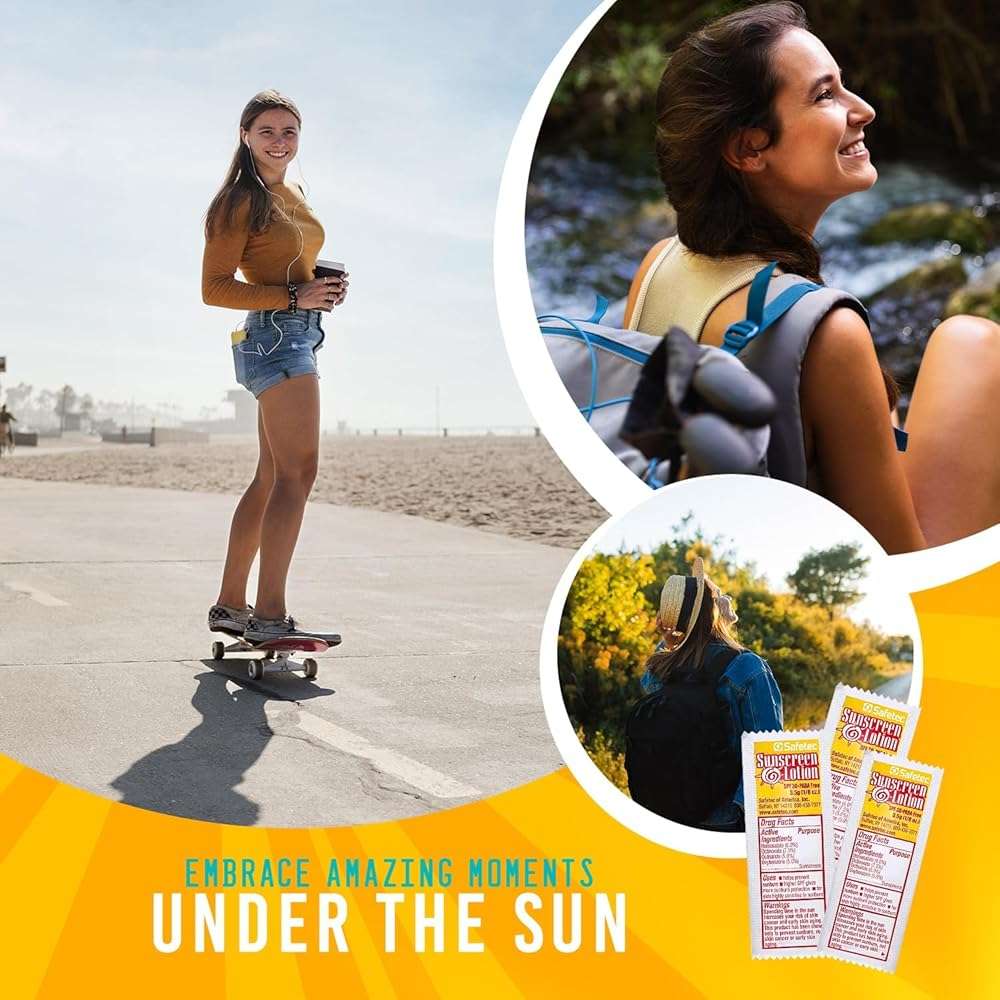 Safetec Sunscreen Lotion 53700 3.5 Gram Packets SPF 30 - (Box of 25) - Image 2