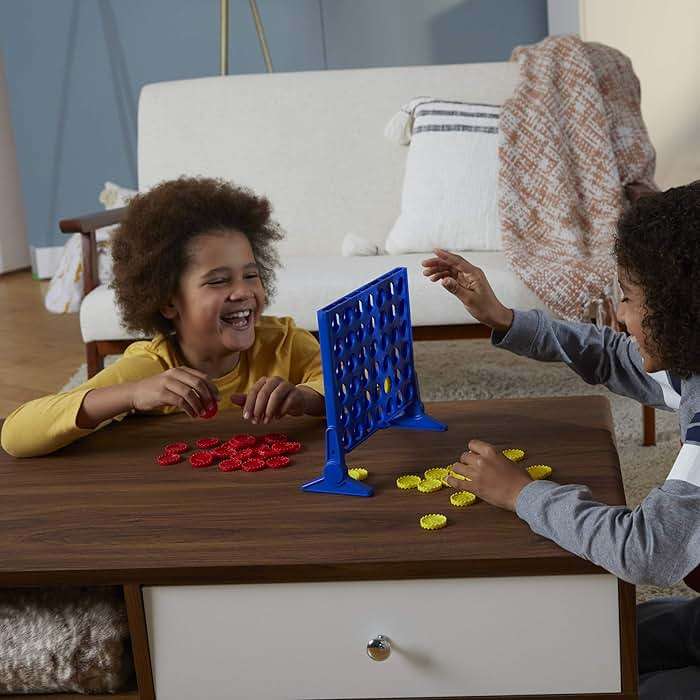 Hasbro Gaming Connect 4 Classic Grid, 4 in a Row Game, Strategy Board Games for Kids, 2 Players for Family and Kids, Easter Gifts for Boys and Girls, Ages 6+ - Image 6
