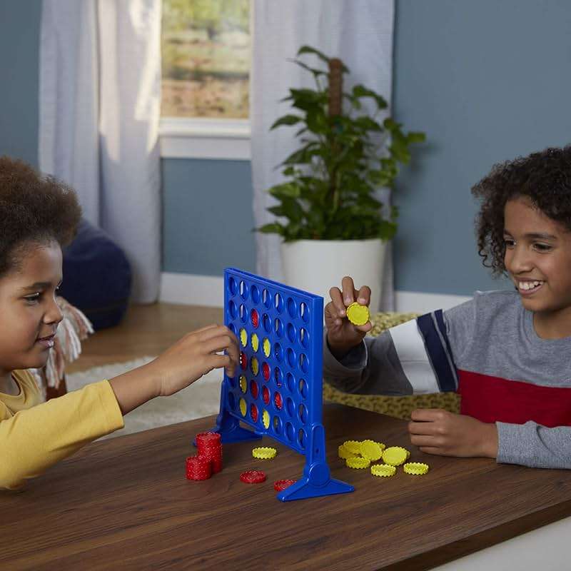Hasbro Gaming Connect 4 Classic Grid, 4 in a Row Game, Strategy Board Games for Kids, 2 Players for Family and Kids, Easter Gifts for Boys and Girls, Ages 6+ - Image 7