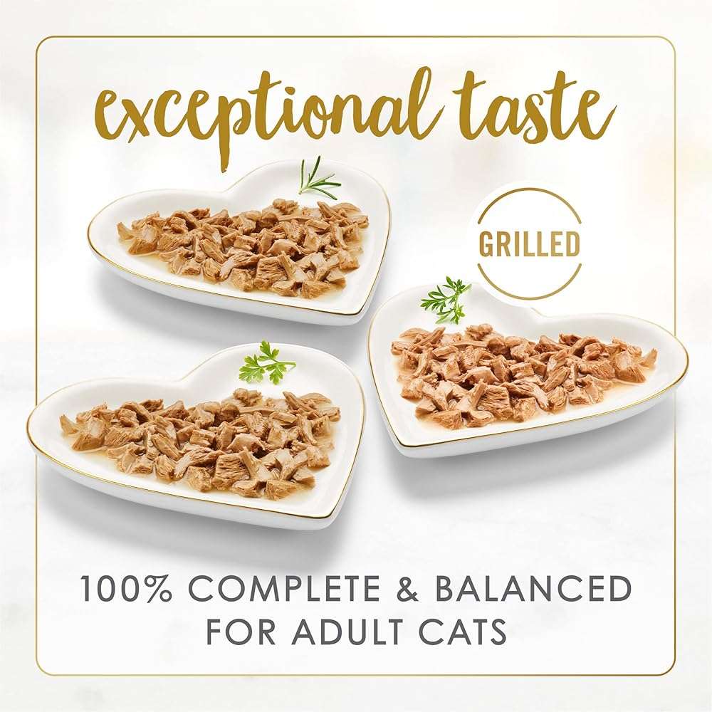 Purina Fancy Feast Grilled Wet Cat Food Poultry and Beef Collection Wet Cat Food Variety Pack - (Pack of 30) 3 oz. Cans - Image 4