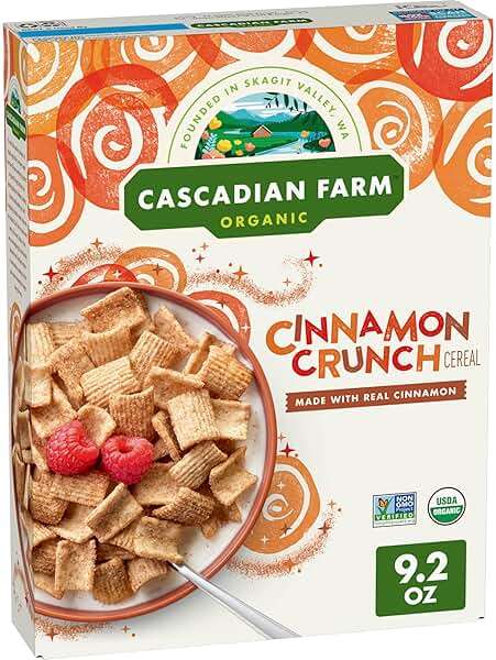 Cascadian Farm, Cereal Cinnamon Crunch Organic, 9.2 Ounce - Image 1