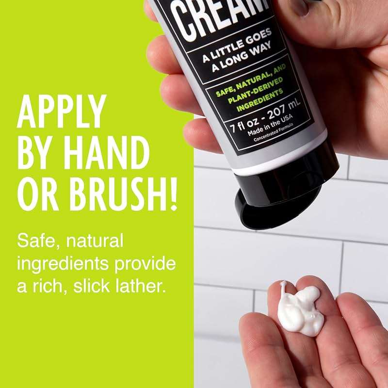 Pacific Shaving Company Natural Shaving Cream - Shea Butter + Vitamin E Shave Cream for Hydrated Sensitive Skin - Clean Formula for a Smooth, Anti-Redness + Irritation-Free Shave Cream (3.4 Oz) - Image 5