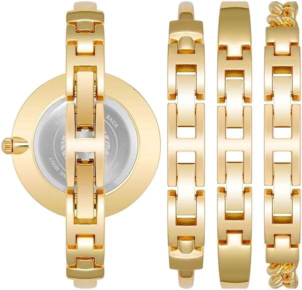 Anne Klein Women's Bangle Watch and Bracelet Set - Image 3