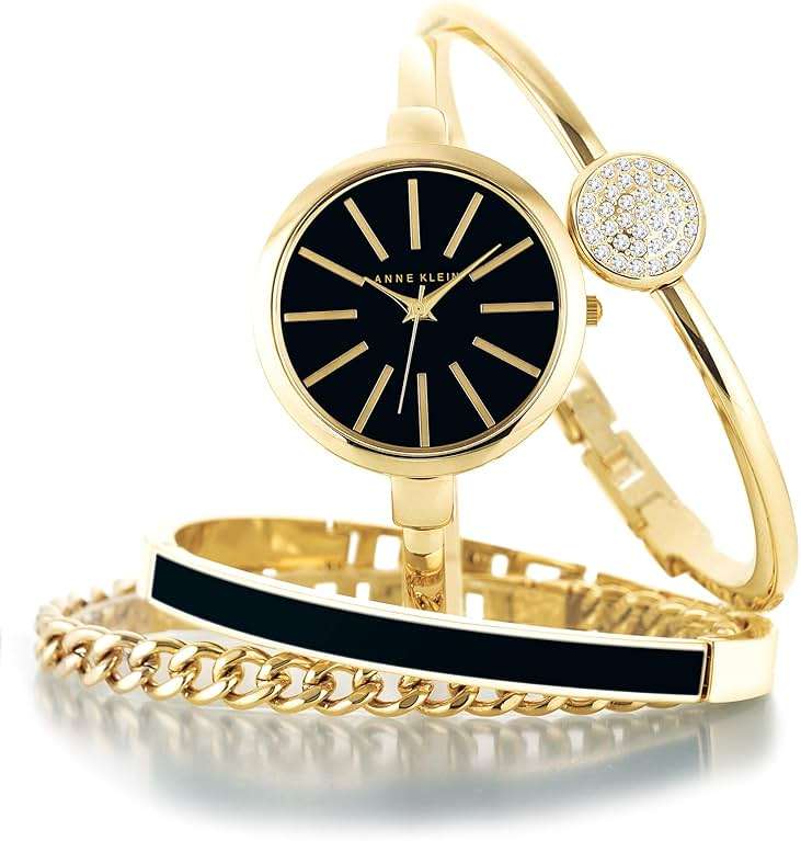 Anne Klein Women's Bangle Watch and Bracelet Set - Image 7