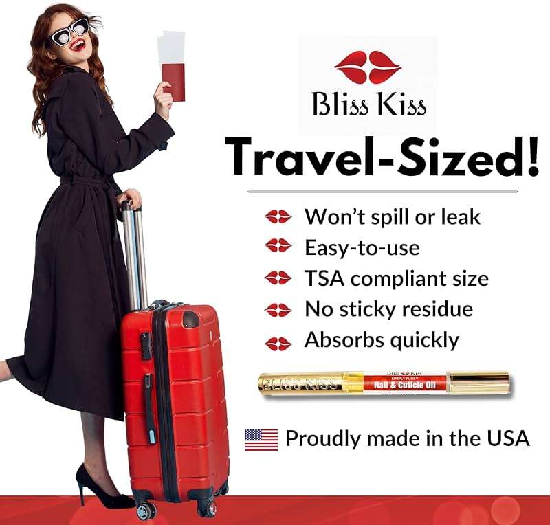 Bliss Kiss | Fragrance Free 4 Nail Oil Cuticle Pens w/Vitamin E & Jojoba⏤Nail Strengthener Nail Growth and Strengthening Serum for Brittle, Peeling, Breaking, Thin nails - Image 7