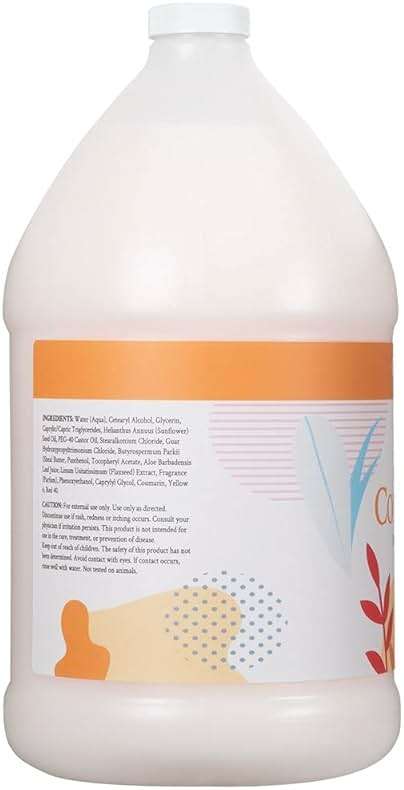 Ginger Lily Farms Botanicals Moisturizing Conditioner for All Hair Types, Coco Mango, 100% Vegan & Cruelty-Free, Coconut Mango Scent, 1 Gallon Refill - Image 2