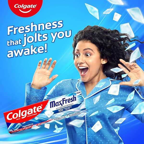 Colgate Maxfresh Blue Toothpaste - 150 g - Image 2