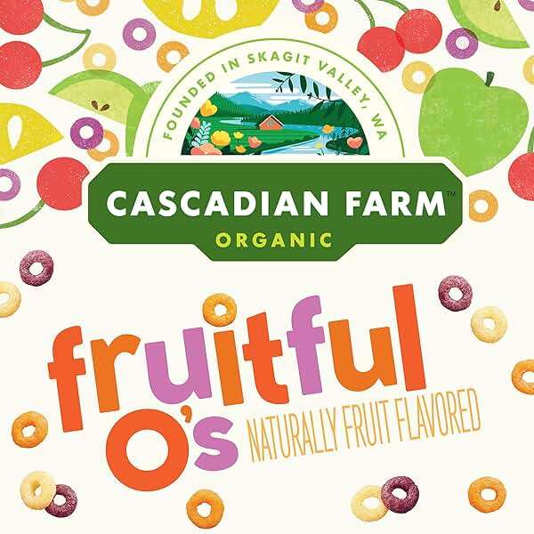Cascadian Farm Organic Cereal, Fruitful O's, 10.2 Oz - Image 3