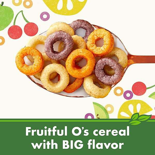 Cascadian Farm Organic Cereal, Fruitful O's, 10.2 Oz - Image 4