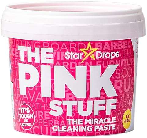 Stardrops The Pink Stuff Cleaning Paste 500g, Multi Purpose Cleaner for Kitchen, Bathroom, Tiles, Glass, Shower, Oven, Sink, Stainless Steel, Removes Grease, Grime & Stains - Image 1