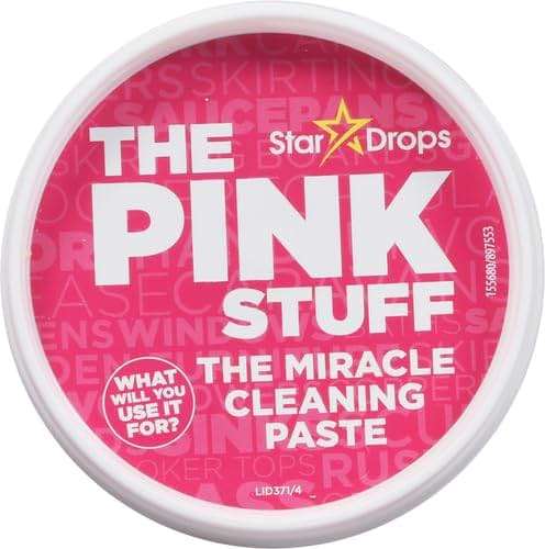 Stardrops The Pink Stuff Cleaning Paste 500g, Multi Purpose Cleaner for Kitchen, Bathroom, Tiles, Glass, Shower, Oven, Sink, Stainless Steel, Removes Grease, Grime & Stains - Image 16