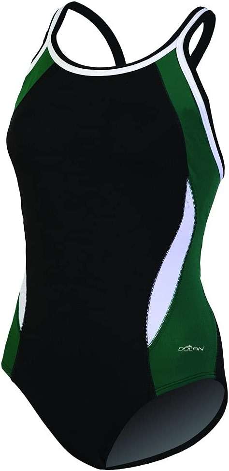 Dolfin Swimwear Chloroban Color Block DBX Back - Image 1