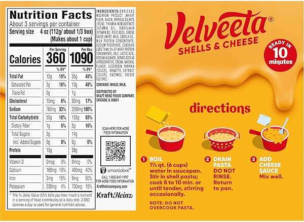 Velveeta Shells & Cheese Queso Blanco Shell Pasta & Cheese Sauce, 12 oz Box - Image 3