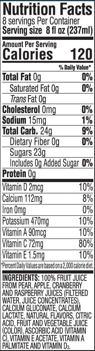 Langers Juice, Cranberry Raspberry Plus, 32 Fl Oz (Pack of 12) - Image 2