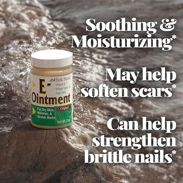Basic Brands - Vitamin E Ointment - 2oz - Moisture Enhancing - Can Help Reduce Appearance of Scars, Stretch Marks, Fine Lines & Wrinkles - 2-Pack - Image 6