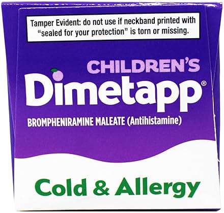 Children’s Dimetapp® Cold & Allergy Liquid – Grape Flavor, Alcohol-Free, 8 fl oz - Image 6
