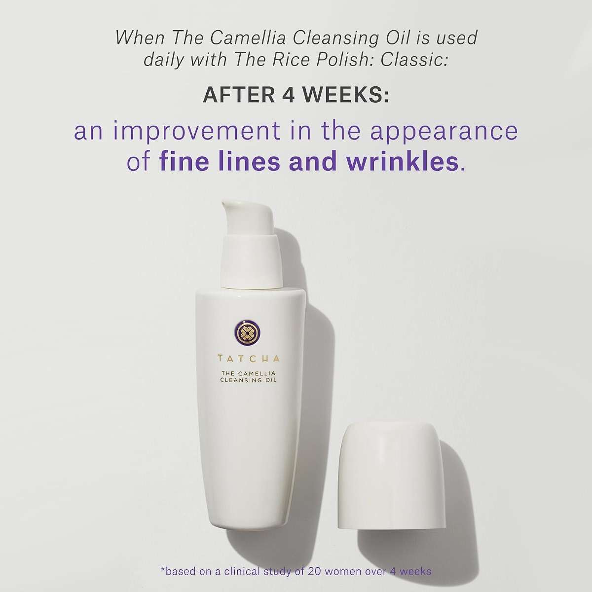 TATCHA Pure One Step Camellia Cleansing Oil | 2 in 1 Makeup Remover Oil & Face Wash | 150 ml / 5.1 oz - Image 4