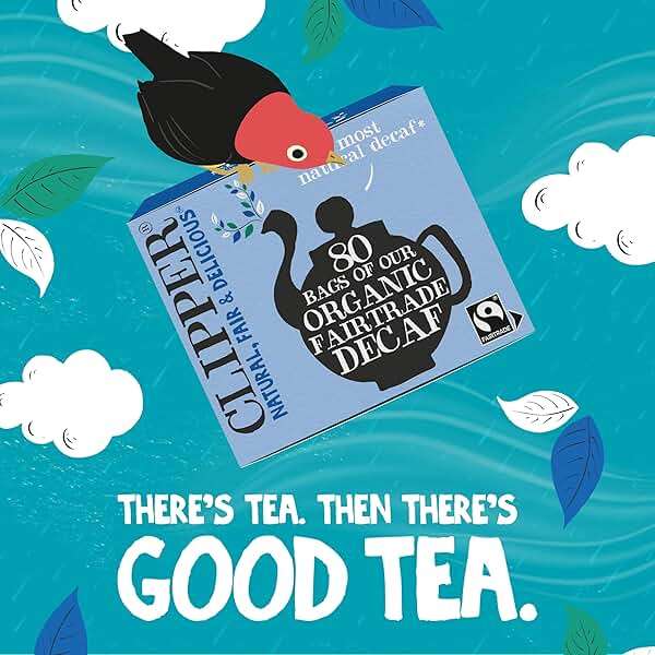 Clipper Tea, Black Tea Assam Blend, Fairtrade, Organic, Plant-Based, Decaf British Tea, 1 Pack, 80 Unbleached Tea Bags - Image 5